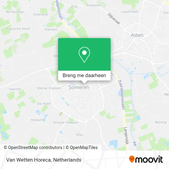Van Wetten Horeca kaart