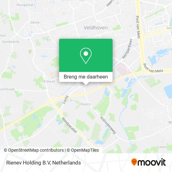 Rienev Holding B.V kaart