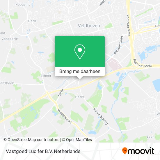 Vastgoed Lucifer B.V kaart