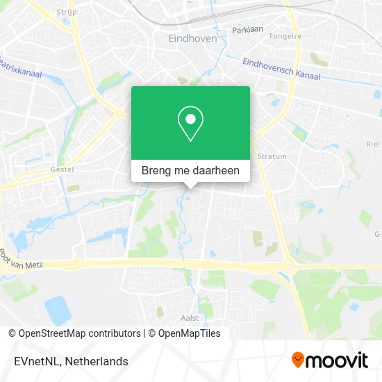 EVnetNL kaart