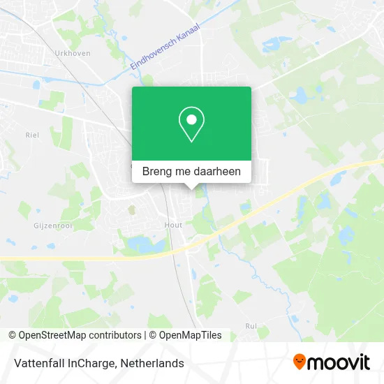 Vattenfall InCharge kaart