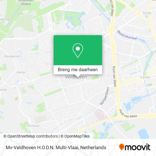 Mv-Veldhoven H.O.D.N. Multi-Vlaai kaart