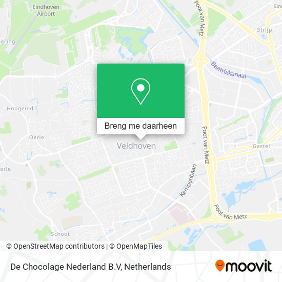 De Chocolage Nederland B.V kaart