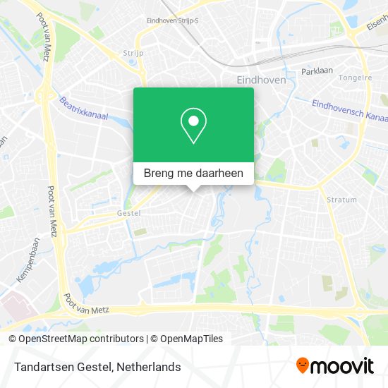 Tandartsen Gestel kaart