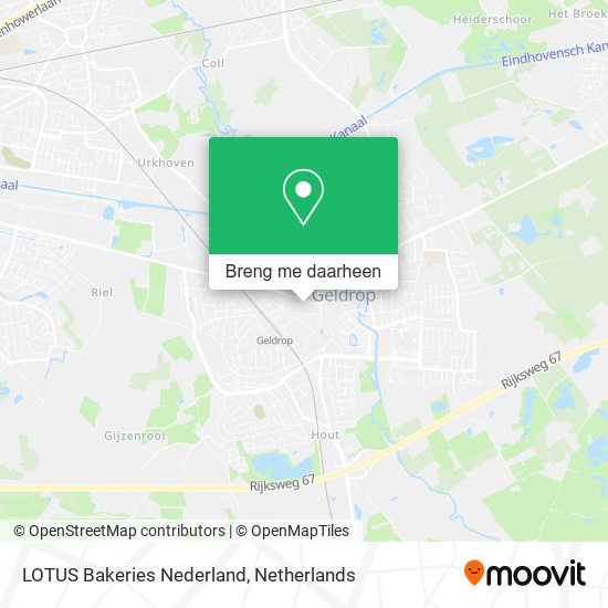 LOTUS Bakeries Nederland kaart