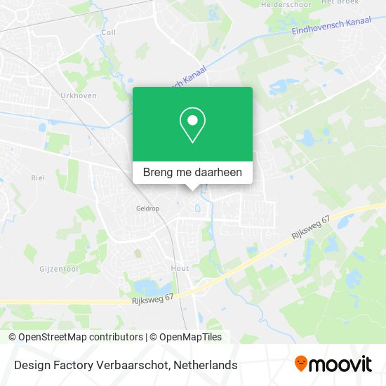 Design Factory Verbaarschot kaart