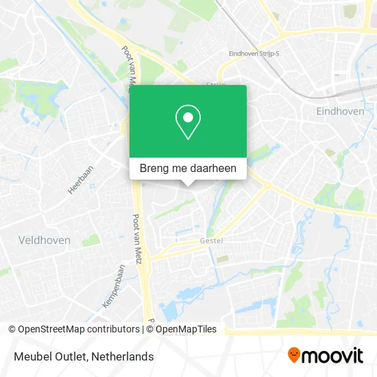 Meubel Outlet kaart
