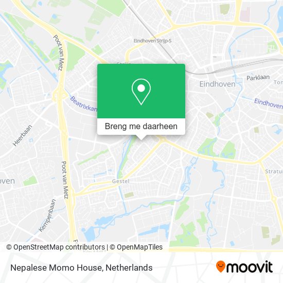 Nepalese Momo House kaart