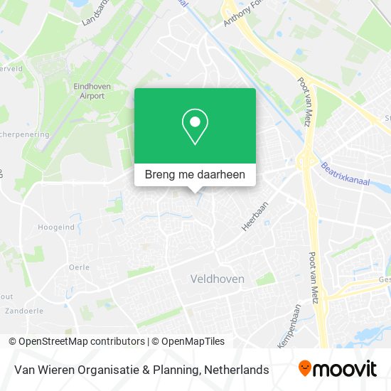 Van Wieren Organisatie & Planning kaart