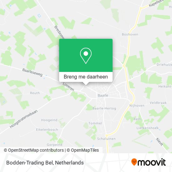 Bodden-Trading Bel kaart