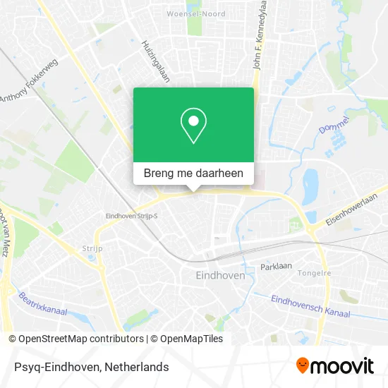 Psyq-Eindhoven kaart