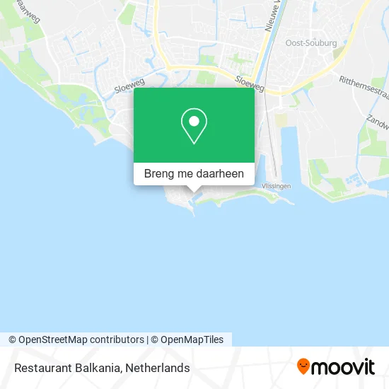 Restaurant Balkania kaart