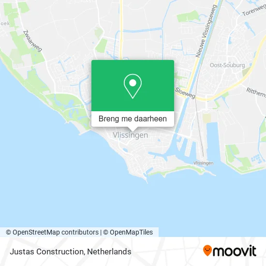 Justas Construction kaart