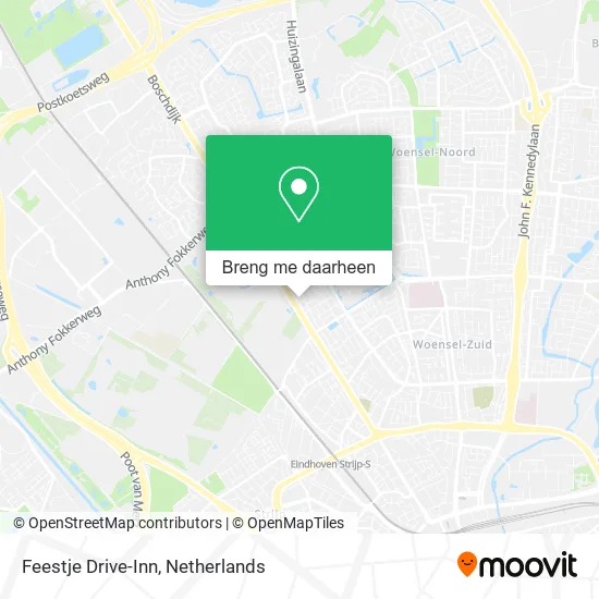 Feestje Drive-Inn kaart