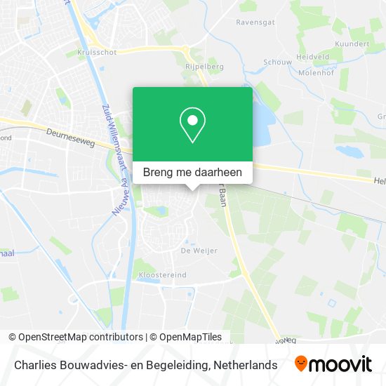 Charlies Bouwadvies- en Begeleiding kaart