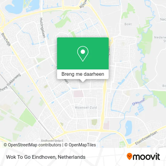 Wok To Go Eindhoven kaart