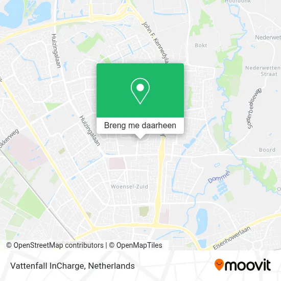 Vattenfall InCharge kaart