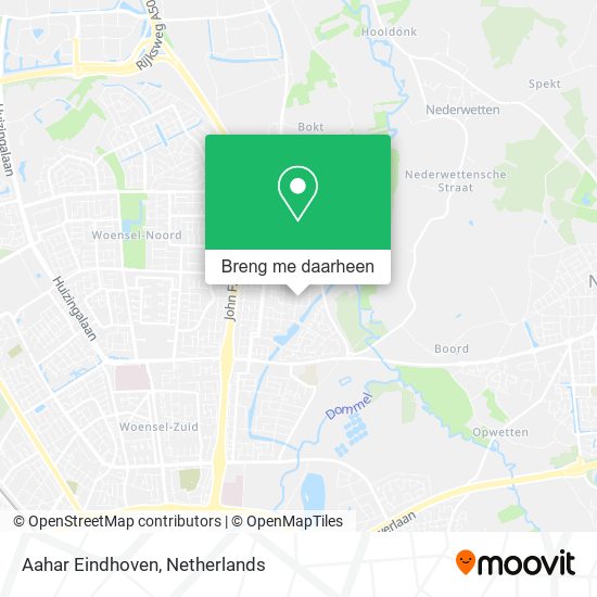 Aahar Eindhoven kaart