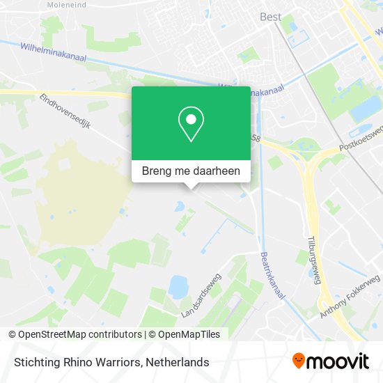 Stichting Rhino Warriors kaart
