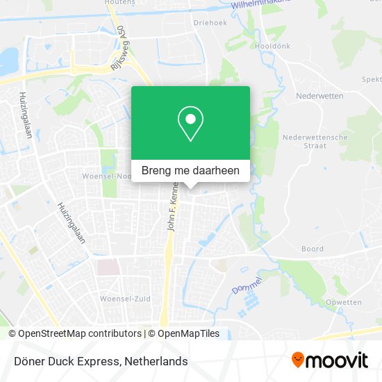 Döner Duck Express kaart