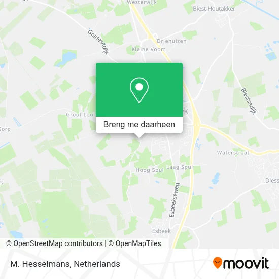 M. Hesselmans kaart
