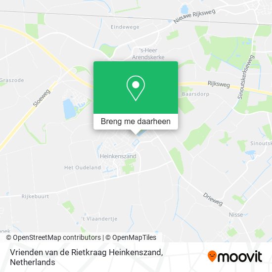 Vrienden van de Rietkraag Heinkenszand kaart