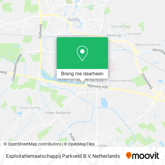 Exploitatiemaatschappij Parkveld B.V kaart