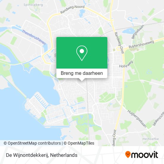 De Wijnontdekkerij kaart