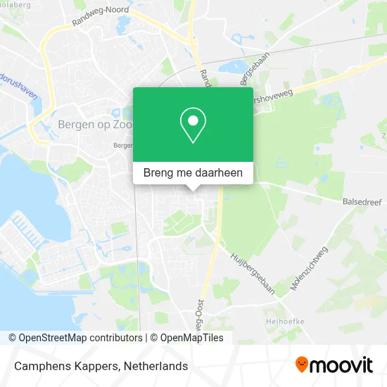 Camphens Kappers kaart