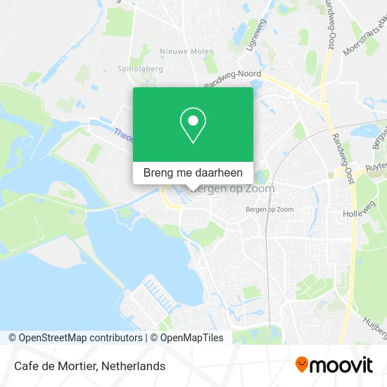 Cafe de Mortier kaart