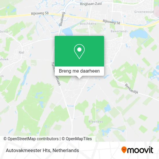Autovakmeester Hts kaart