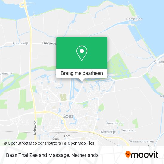 Baan Thai Zeeland Massage kaart