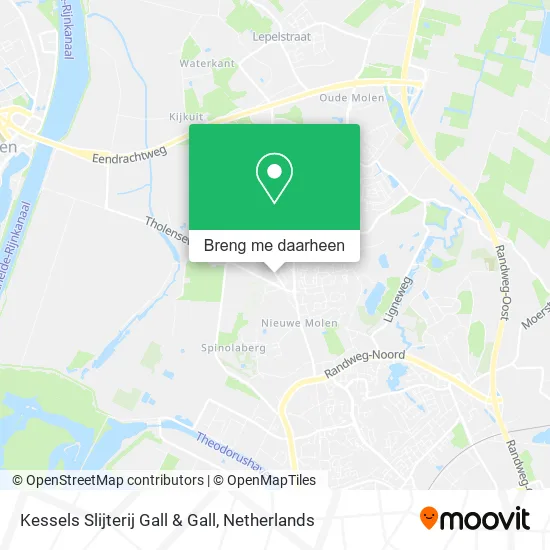 Kessels Slijterij Gall & Gall kaart