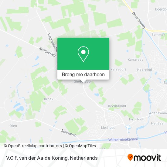 V.O.F. van der Aa-de Koning kaart