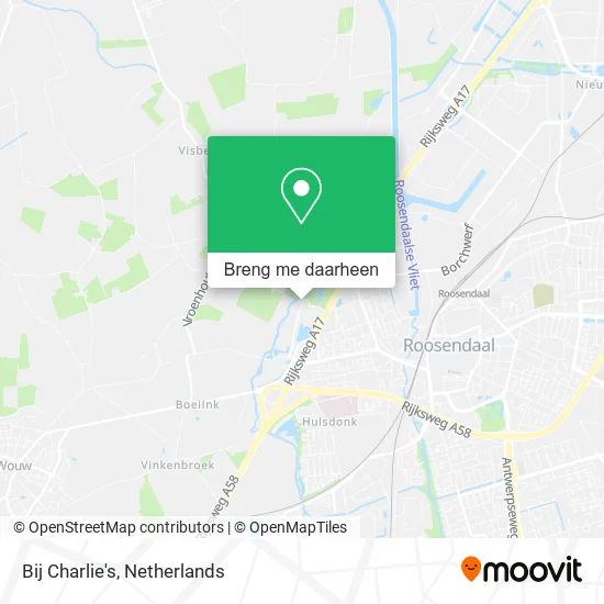 Bij Charlie's kaart