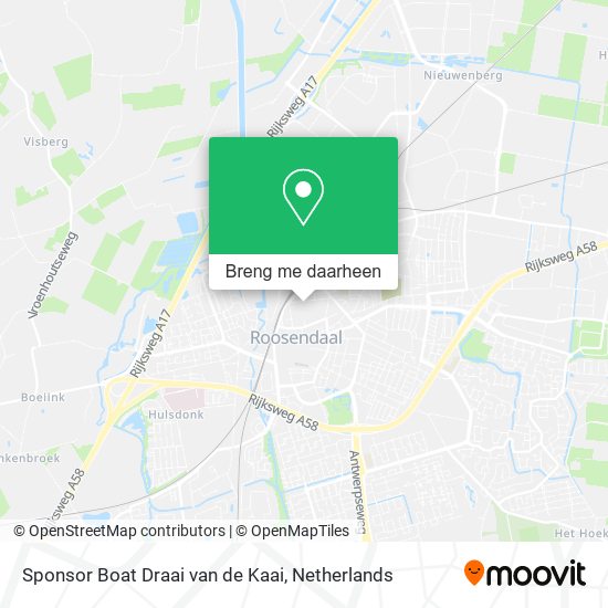 Sponsor Boat Draai van de Kaai kaart