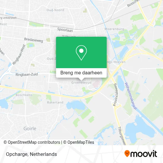 Opcharge kaart
