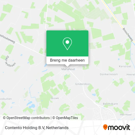 Contento Holding B.V kaart