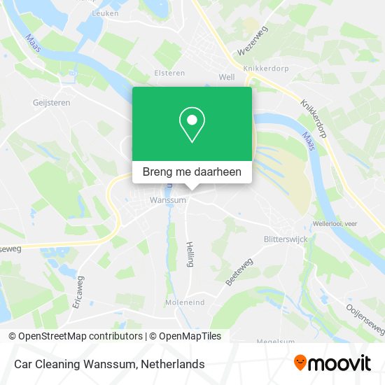 Car Cleaning Wanssum kaart