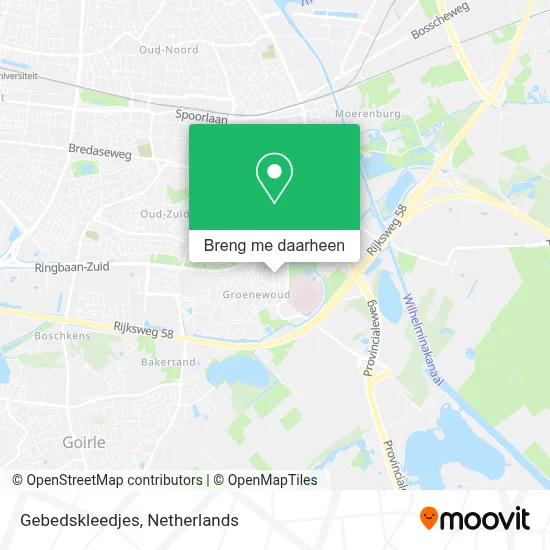 Gebedskleedjes kaart
