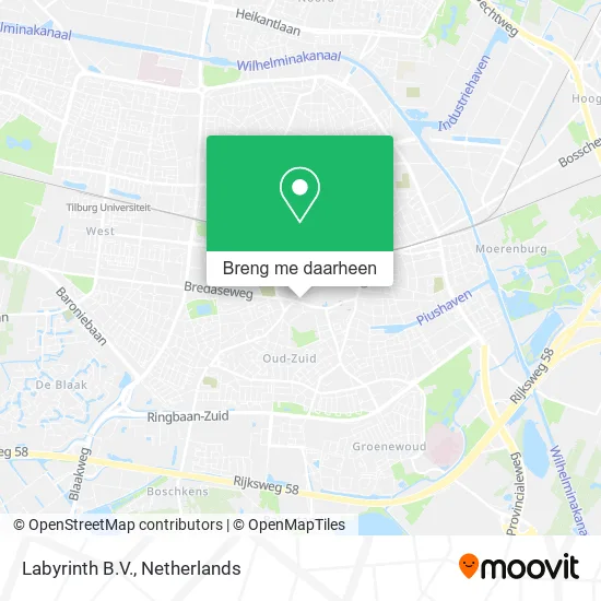 Labyrinth B.V. kaart