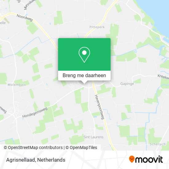 Agrisnellaad kaart