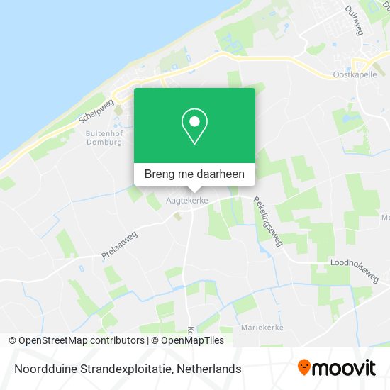 Noordduine Strandexploitatie kaart