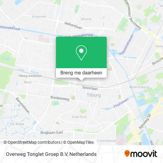Overweg Tonglet Groep B.V kaart