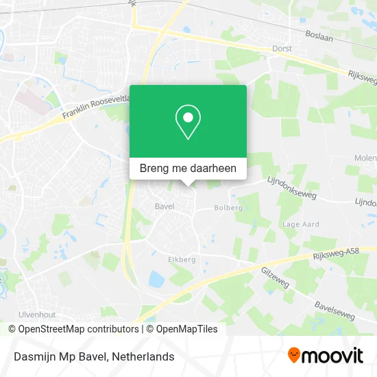 Dasmijn Mp Bavel kaart