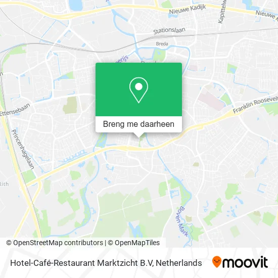 Hotel-Café-Restaurant Marktzicht B.V kaart