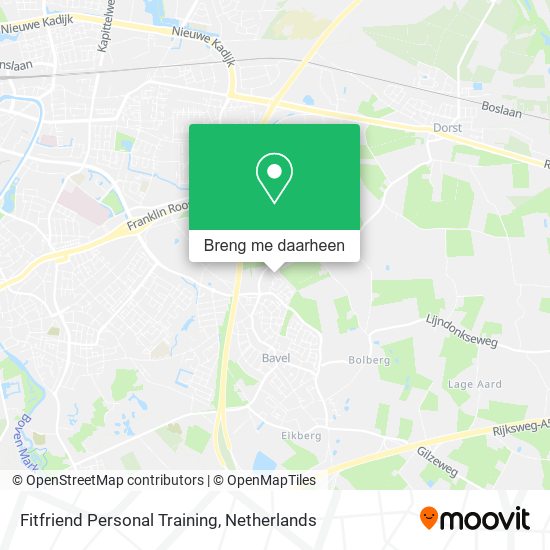 Fitfriend Personal Training kaart