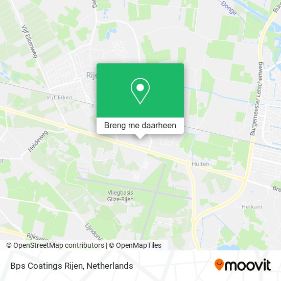 Bps Coatings Rijen kaart