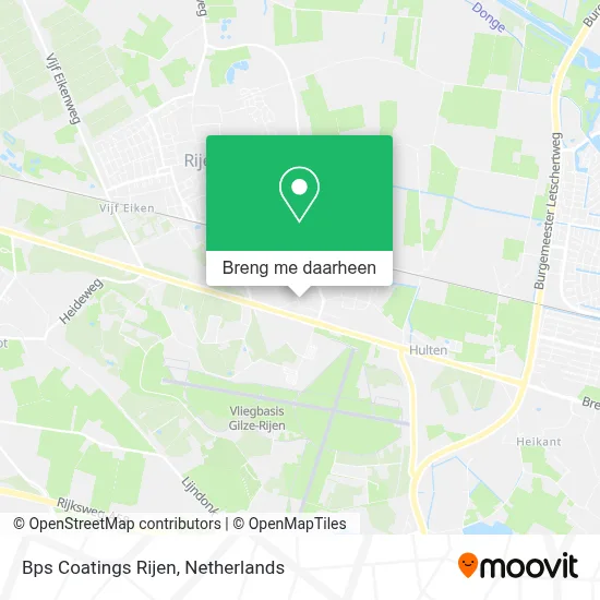 Bps Coatings Rijen kaart
