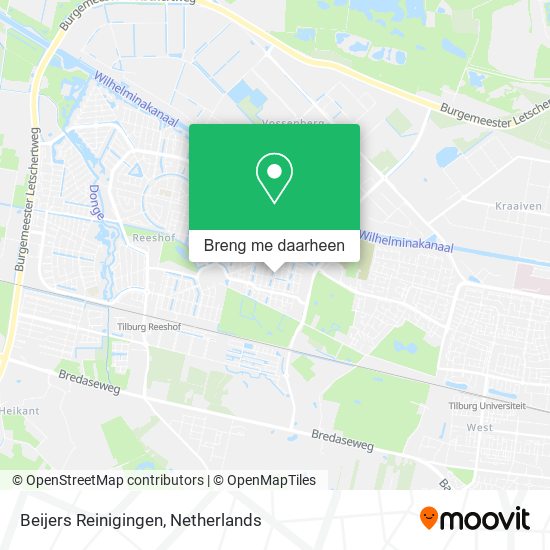 Beijers Reinigingen kaart